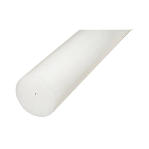 Barra di poliammide, poliossimetilene-poliacetale POM bianca 1000x60mm 4.24 Kg