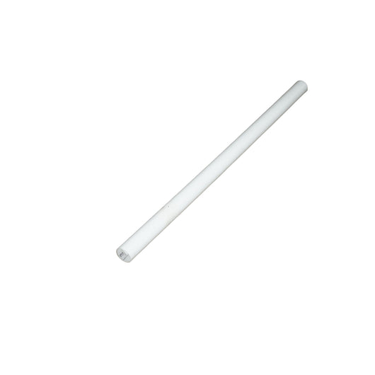 Barra di teflon PTFE, politetrafluoroetilene bianca 1000x50mm 4.51 Kg.
