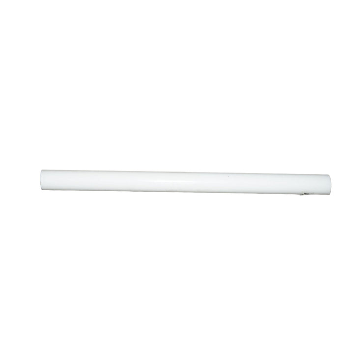 Barra di teflon PTFE, politetrafluoroetilene bianca 100x330mm 6.15 Kg.