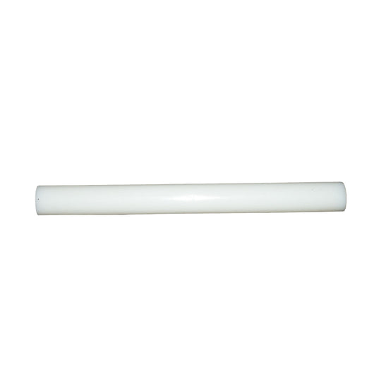 Barra di teflon, PTFE, politetrafluoroetilene bianca Fi 80X330mm 3.8 Kg
