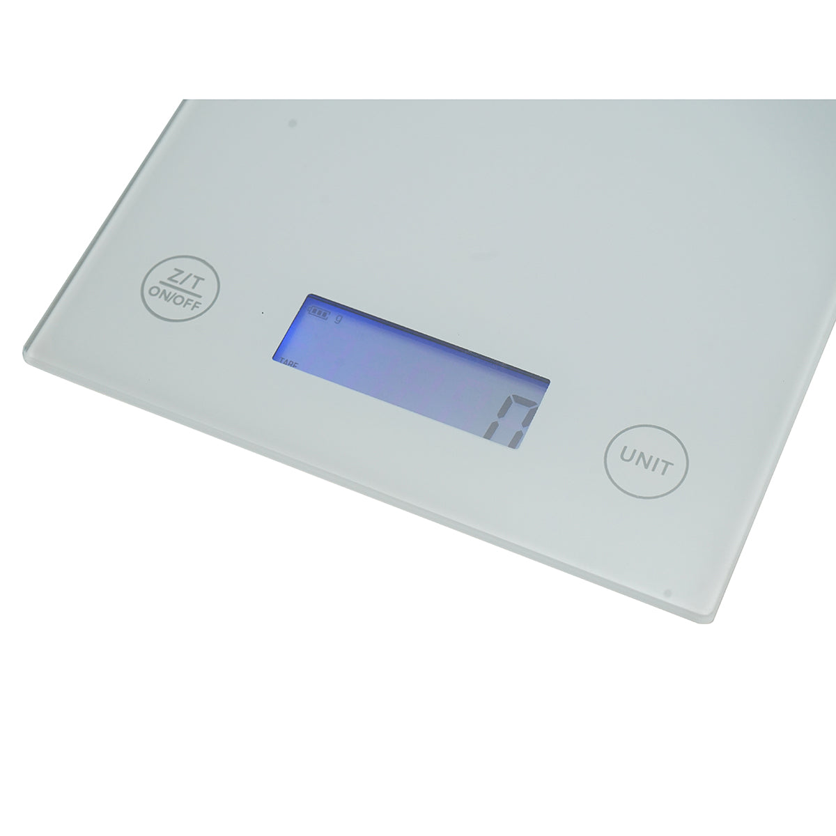 Bilancia da cucina digitale 5 kg, funzione tara, piattaforma in vetro temperato