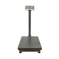 Bilancia Elettronica da Pavimento, Piattaforma 600 x 450 mm, Capacità 700 kg /100 g, Display LCD, Batteria Ricaricabile, 220V