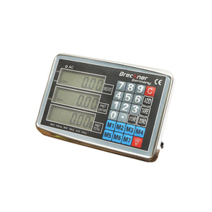 Bilancia Elettronica da Pavimento, Piattaforma 600 x 450 mm, Capacità 700 kg /100 g, Display LCD, Batteria Ricaricabile, 220V