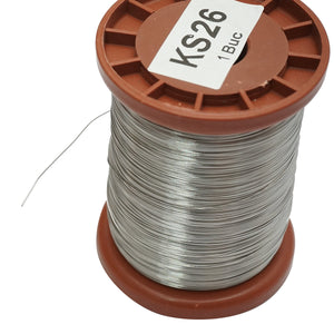 Bobina di filo in acciaio inossidabile, diametro 0,45 mm, peso 500 g