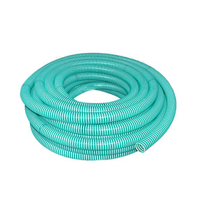 Bobina di tubo per acqua in PVC da 30 m con spirale, 0,75 pollici, diametro interno 19 mm, diametro esterno 25 mm, per aspirazione e mandata