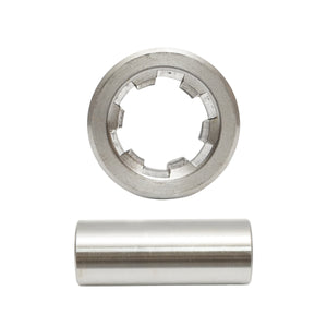 Boccola, asse scanalato interno per cardano Z=6, L=13 cm, 1 3/8.