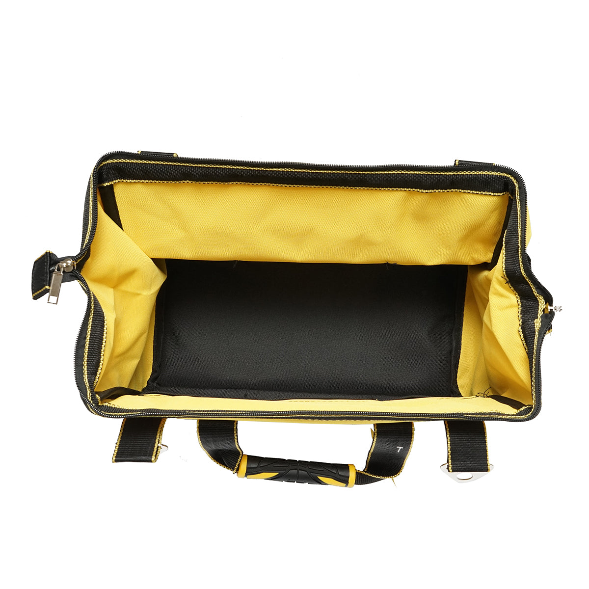 Borsa per attrezzi con 14 tasche, materiale tessile, tracolla, manici in gomma 410x240x300mm Crownman