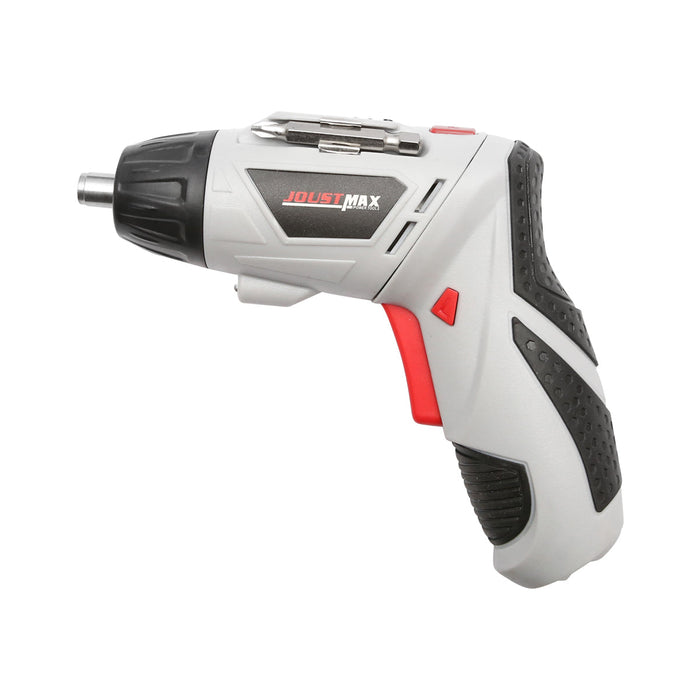 Cacciavite elettrico con batteria da 4,8 V 500 mAh e 45 accessori Joustmax