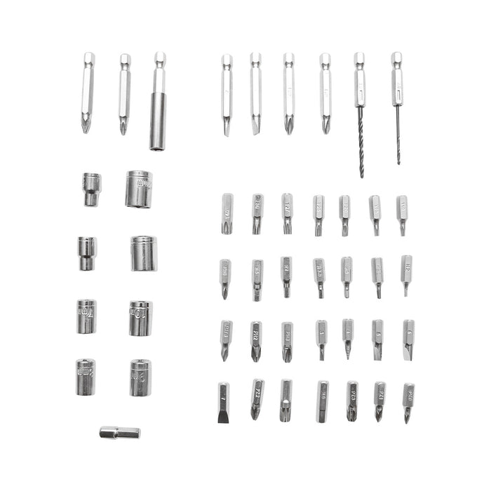 Cacciavite elettrico con batteria da 4,8 V 500 mAh e 45 accessori Joustmax