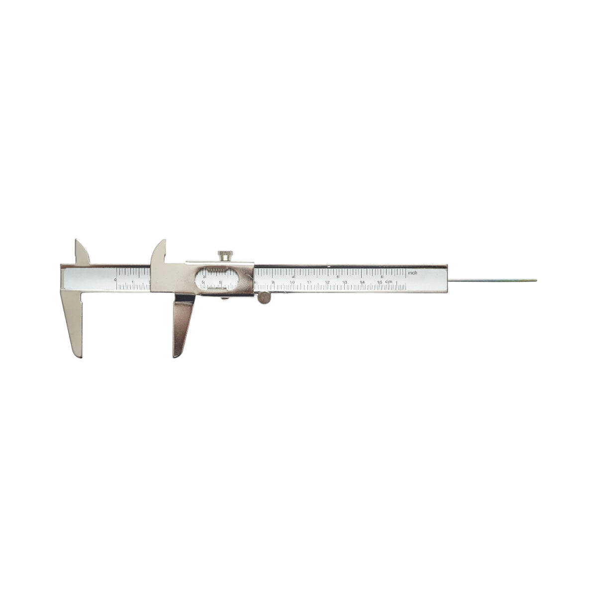 Calibro meccanico professionale 150mm, scala graduata in mm/cm/pollici, misurazione interna, esterna, profondità Crownman