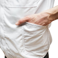 Camicetta apicola bianca con maschera protettiva, taglia XXL