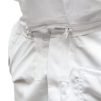 Camicetta apicola bianca con maschera protettiva, taglia XXL