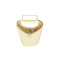 Campanaccio per ovini e bovini, 5,5 cm, dorato.