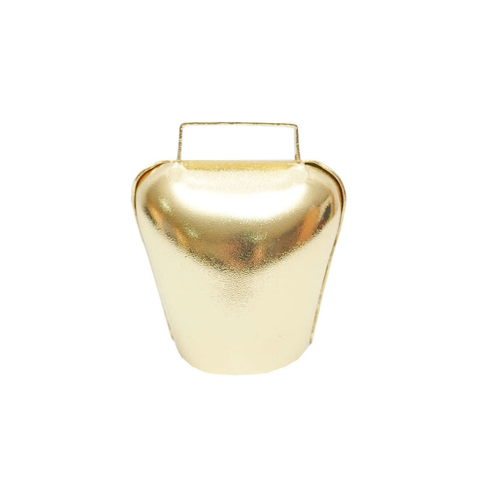 Campanaccio per ovini e bovini, 5,5 cm, dorato.