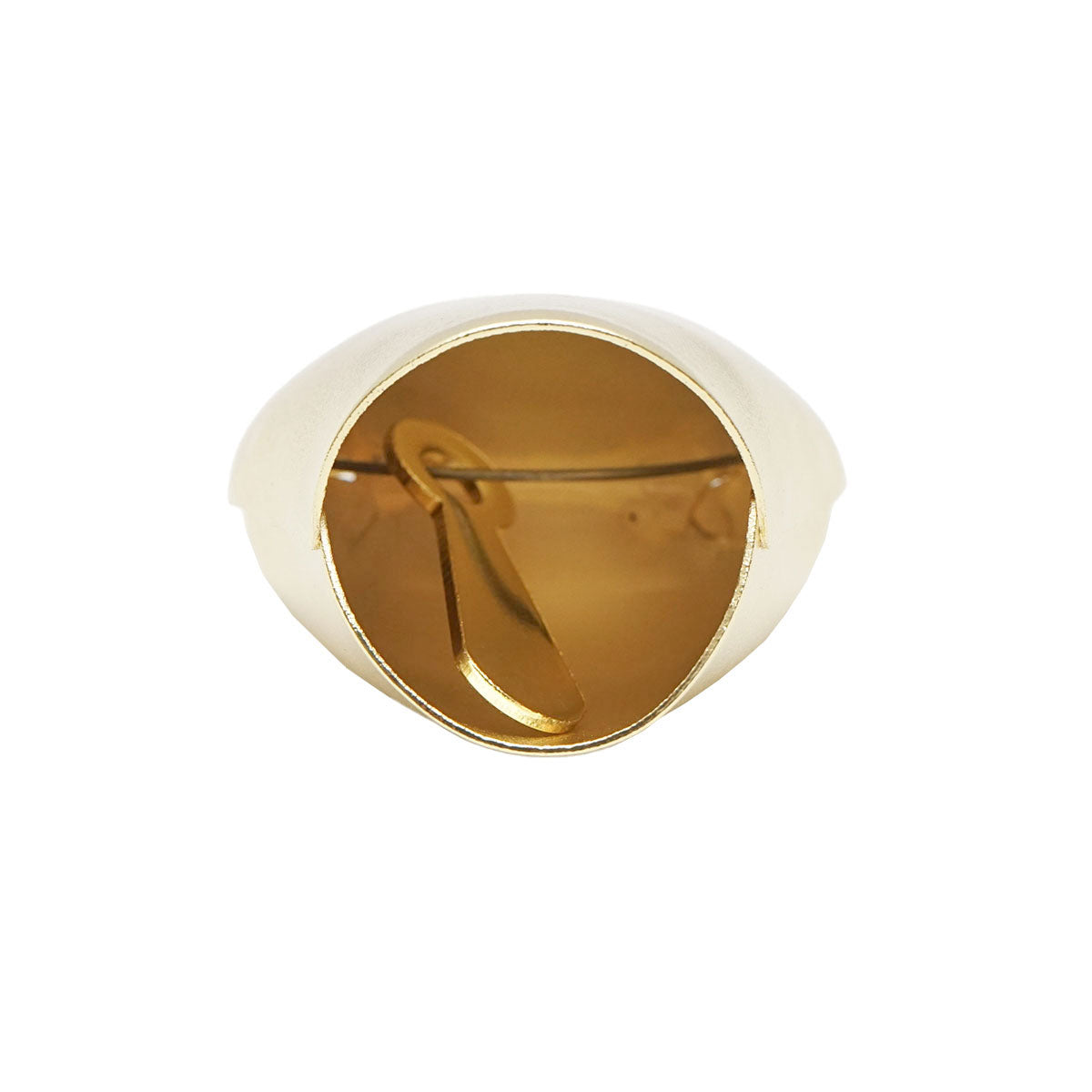 Campanaccio per ovini e bovini, 5,5 cm, dorato.