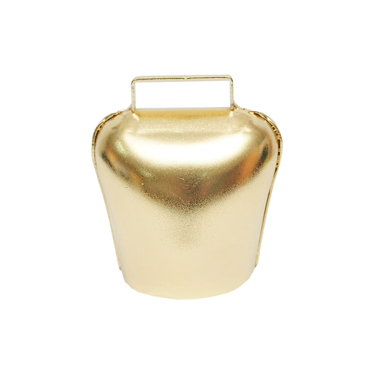 Campanaccio per ovini e bovini, 9 cm, dorato.