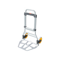 Carrello pieghevole in alluminio con ruote, capacità 100Kg