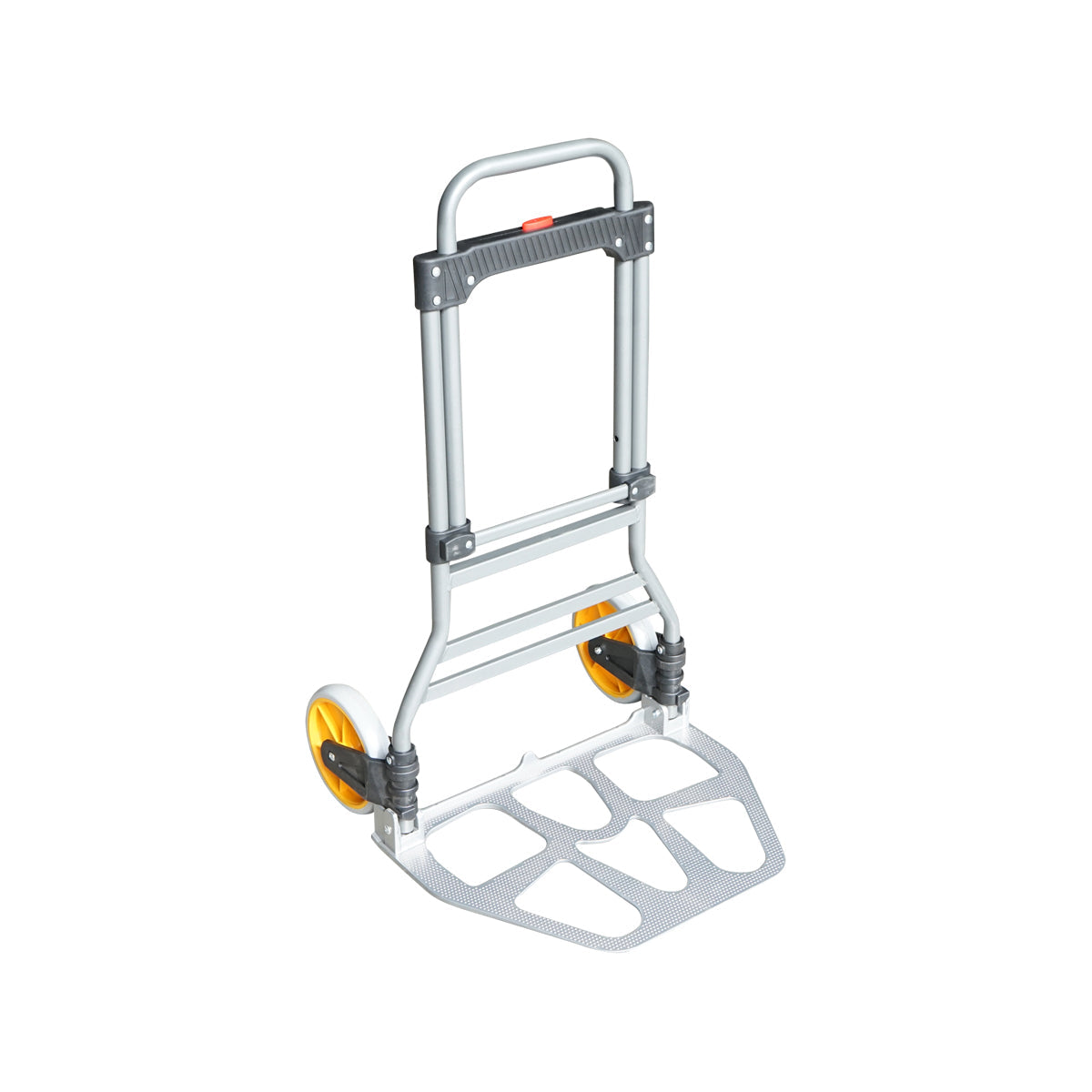 Carrello pieghevole in alluminio con ruote, capacità 100Kg