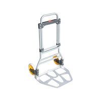 Carrello pieghevole in alluminio con ruote, capacità 100Kg