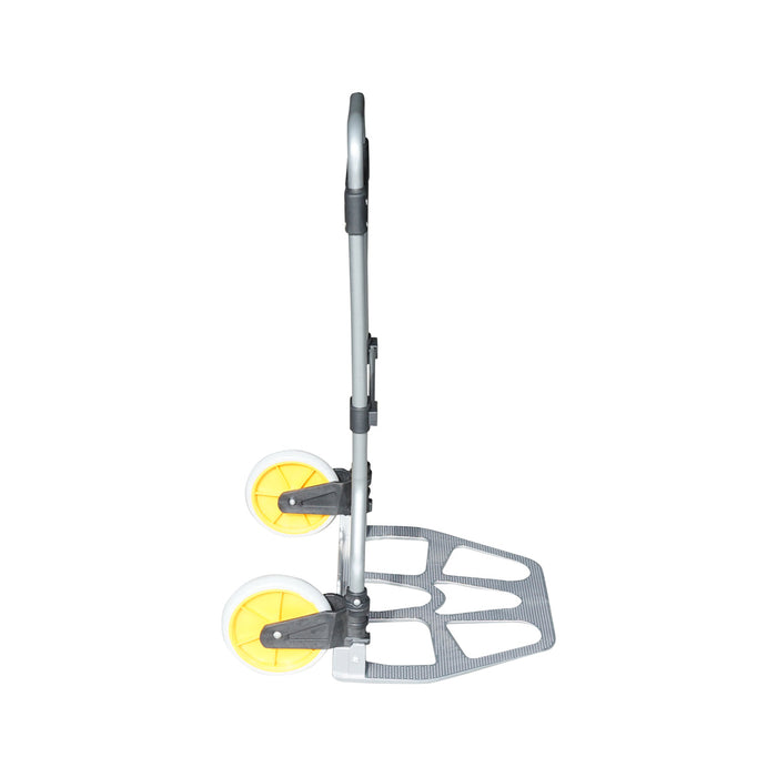 Carrello pieghevole in alluminio con ruote, capacità 100Kg