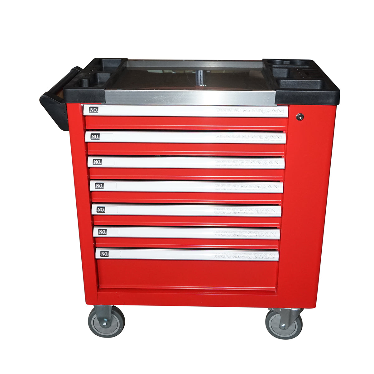 Carrello portautensili in metallo con 7 cassetti, 245 pezzi Breckner Germany