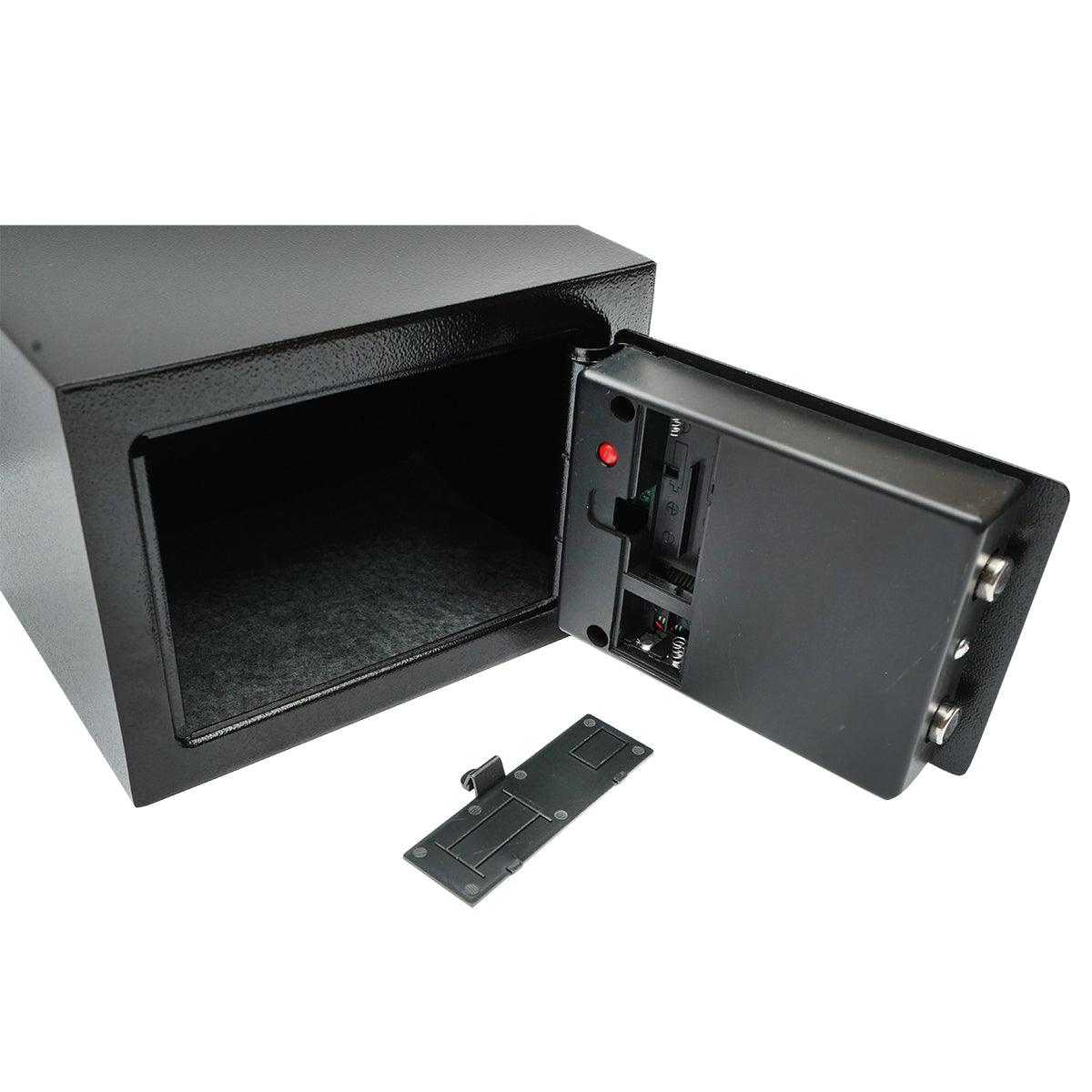 Cassaforte Elettronica Metallica, 230x170x165 mm, Chiusura Digitale, 2 Chiavi, Batteria 4xAA