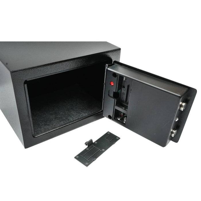 Cassaforte Elettronica Metallica, 230x170x165 mm, Chiusura Digitale, 2 Chiavi, Batteria 4xAA