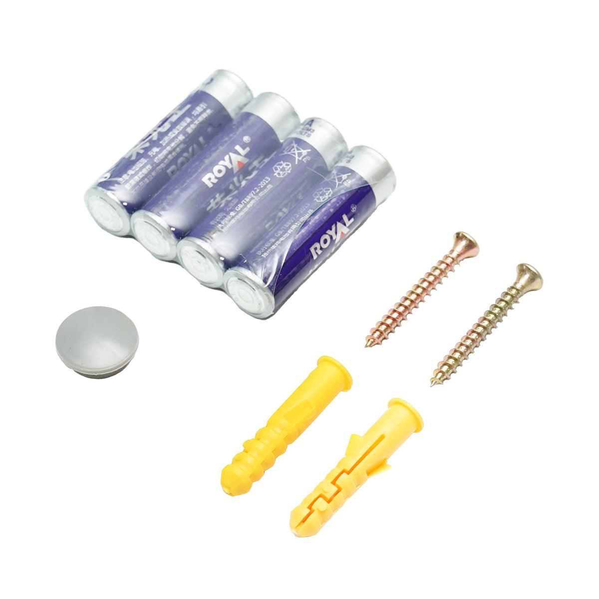 Cassaforte Elettronica Metallica, 230x170x165 mm, Chiusura Digitale, 2 Chiavi, Batteria 4xAA