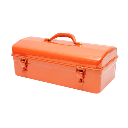 Cassetta degli attrezzi in metallo arancione 430x200x160mm, Cassetta portautensili in metallo