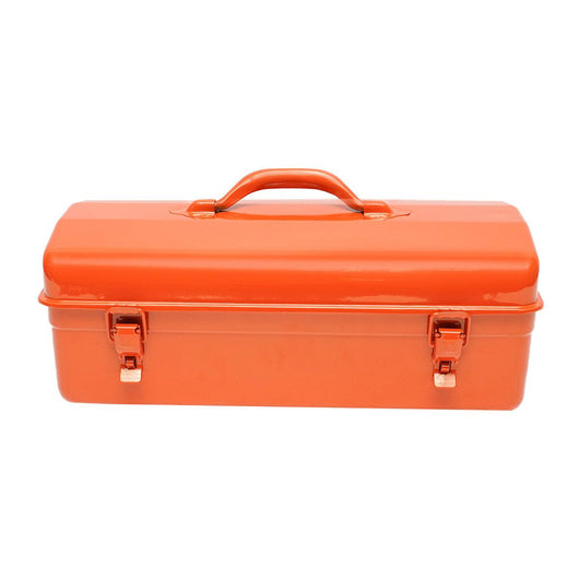 Cassetta degli attrezzi in metallo arancione 430x200x160mm, Cassetta portautensili in metallo