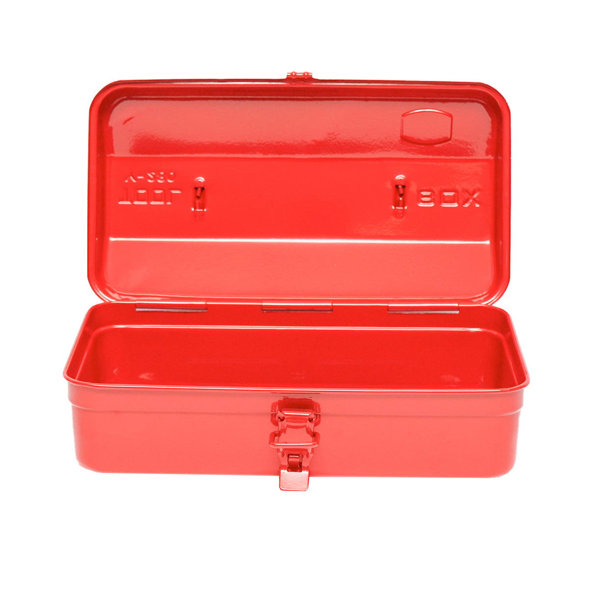 Cassetta degli attrezzi metallica rossa 305x160x116mm Breckner Germany