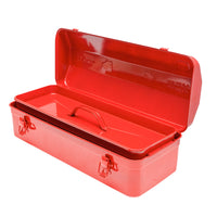 Cassetta degli attrezzi metallica rossa 540x210x190mm Breckner Germany