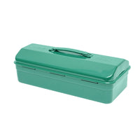 Cassetta degli attrezzi metallica verde 370x160x120mm Breckner Germany