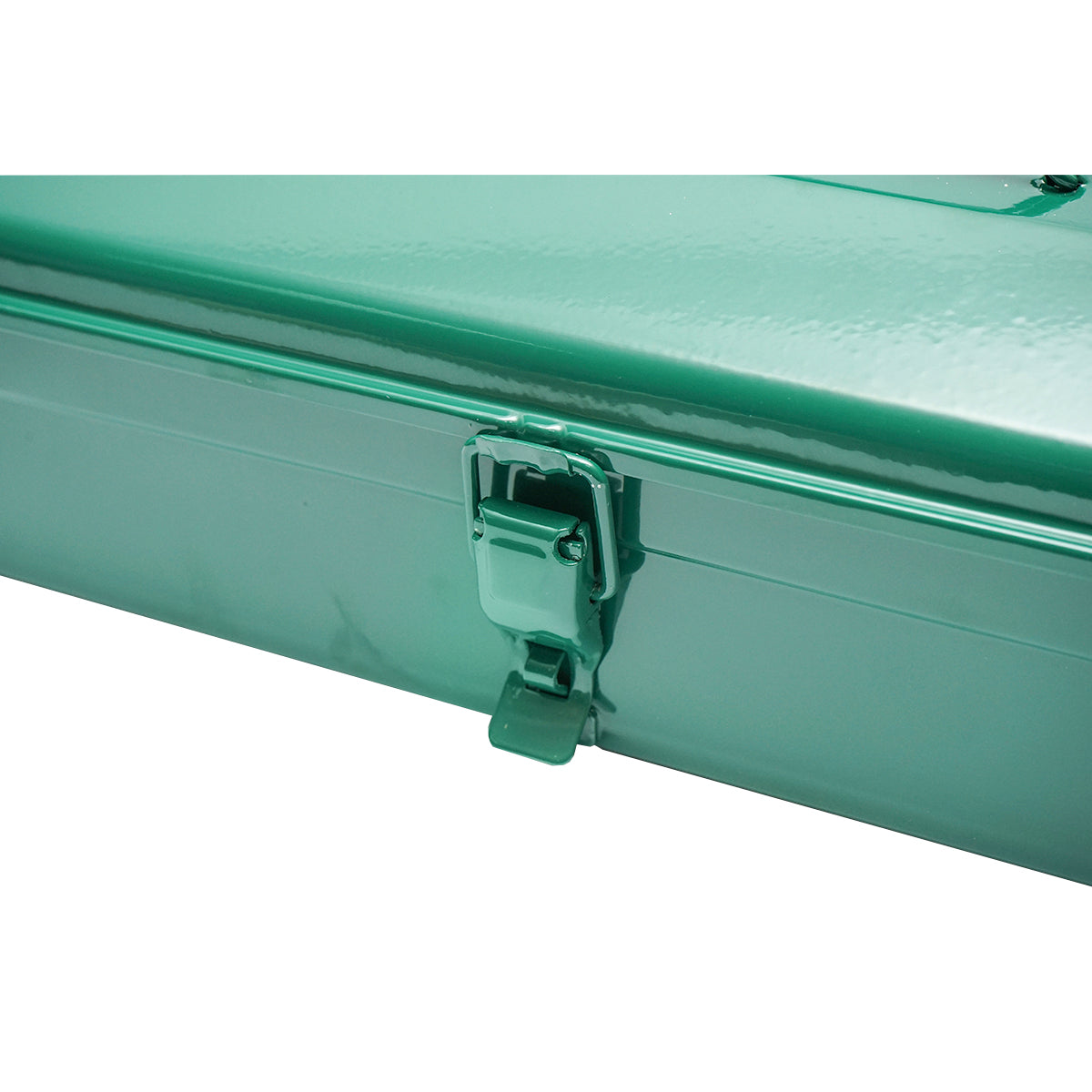 Cassetta degli attrezzi metallica verde 370x160x120mm Breckner Germany