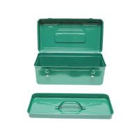 Cassetta degli attrezzi metallica verde 470x240x205mm Breckner Germany