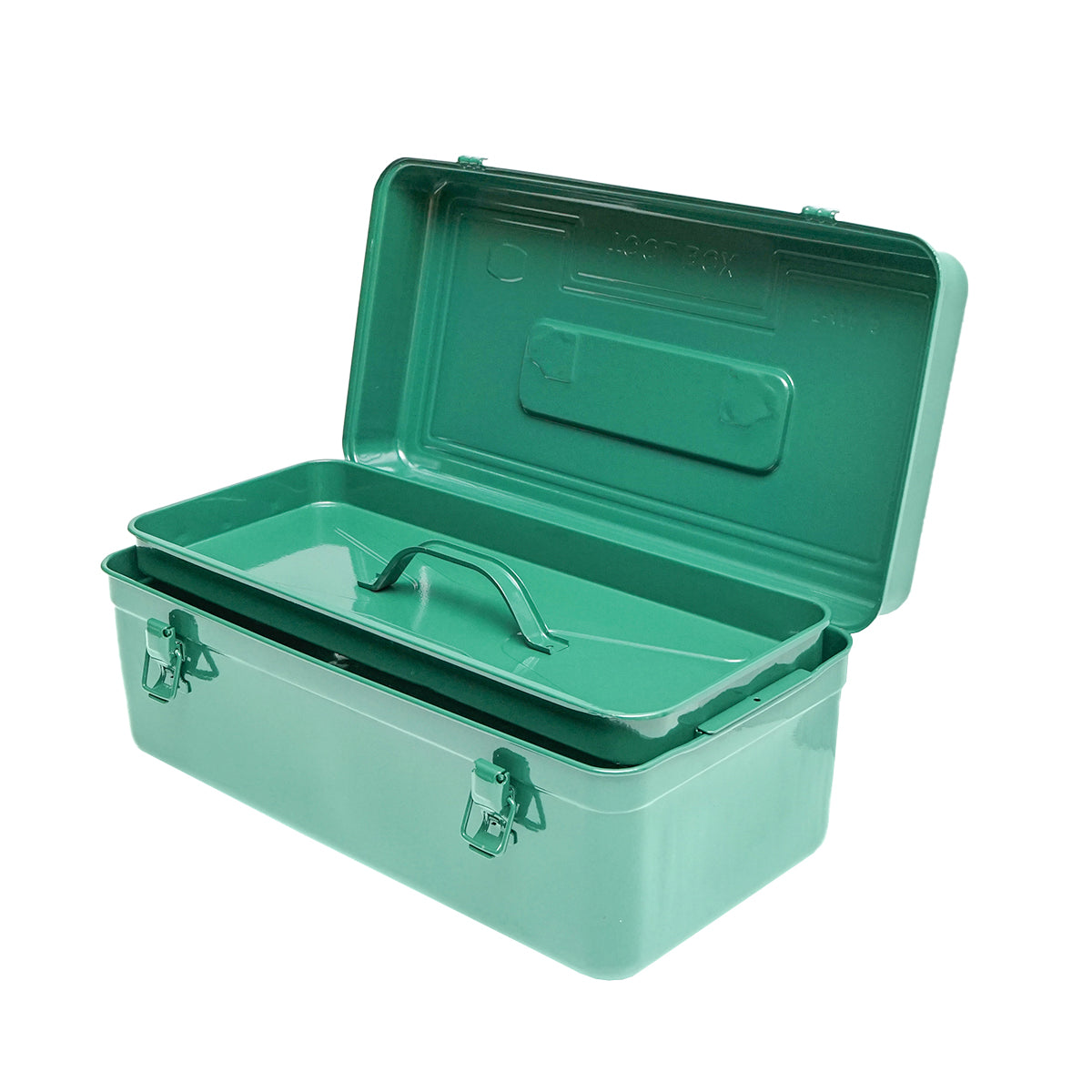 Cassetta degli attrezzi metallica verde 470x240x205mm Breckner Germany