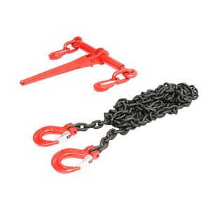 Catena di ancoraggio con tenditore a cricchetto, 4T, lunghezza 4m, spessore 8mm