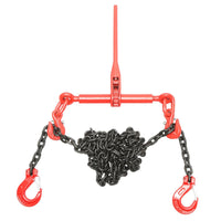 Catena di ancoraggio con tenditore a cricchetto, 4T, lunghezza 4m, spessore 8mm