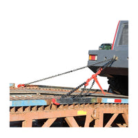 Catena di Ancoraggio con Tenditore a Cricchetto, Capacità 6,3T, Lunghezza 4m, Spessore Maglia 10mm