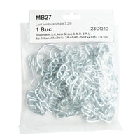 Catena in acciaio da 3,2 m per animali.