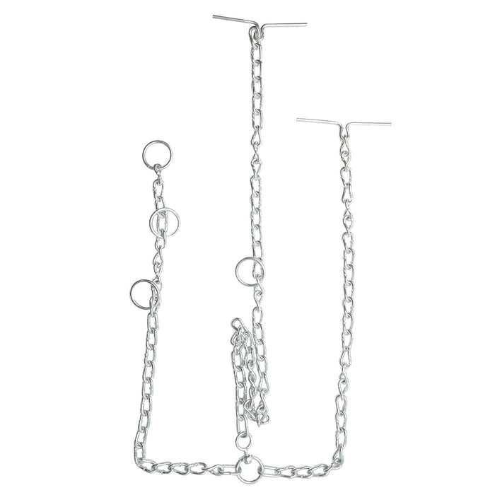 Catena in acciaio zincato da 2,15 m per animali.