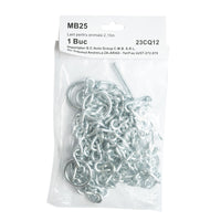 Catena in acciaio zincato da 2,15 m per animali.