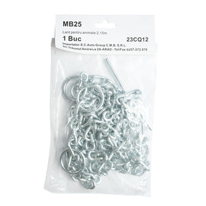 Catena in acciaio zincato da 2,15 m per animali.