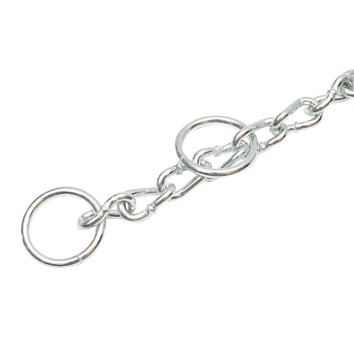 Catena in acciaio zincato da 2,15 m per animali.