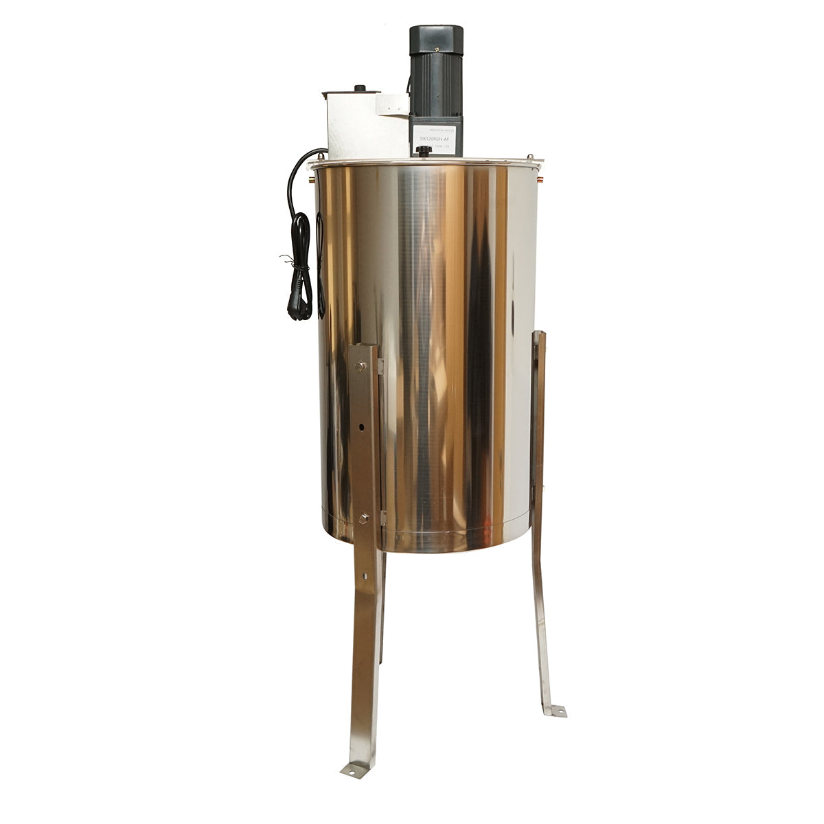 Centrifuga elettrica apicola 120W 220V, estrattore di miele in acciaio inox con 3 telai