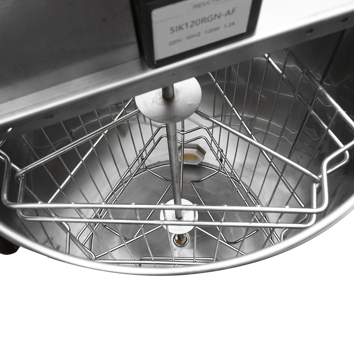 Centrifuga elettrica apicola 120W 220V, estrattore di miele in acciaio inox con 3 telai