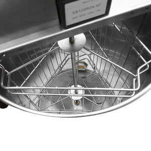 Centrifuga elettrica apicola 120W 220V, estrattore di miele in acciaio inox con 3 telai