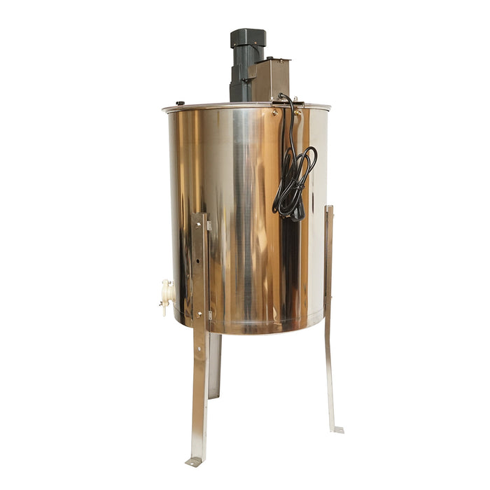 Centrifuga elettrica apicola 220V, estrattore di miele in acciaio inox con 4 telai.