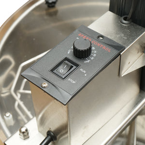 Centrifuga elettrica apicola 220V, estrattore di miele in acciaio inox con 4 telai.