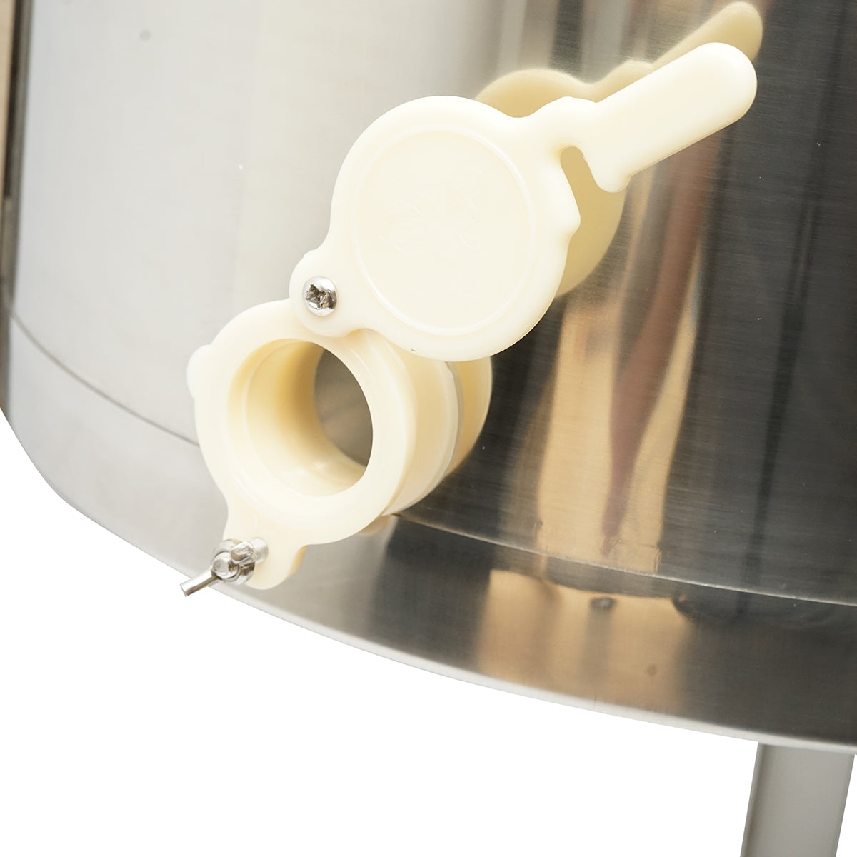 Centrifuga manuale apicola, estrattore di miele in acciaio inox con 4 telai.